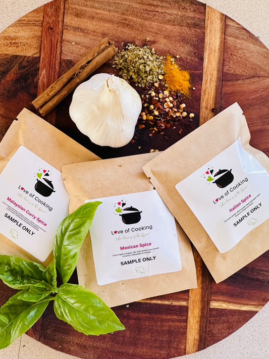 Sample size Spice Blends